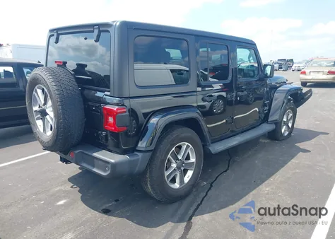 2019 Jeep Wrangler Unlimited Sahara 4X4 из США, поврежденный, VIN 1C4HJXEG3KW637690